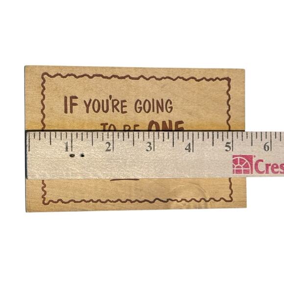 Vtg Wooden Postcard Be A Good One Unposted 3 Cent Dixie Novelty North Carolina - Picture 3 of 4